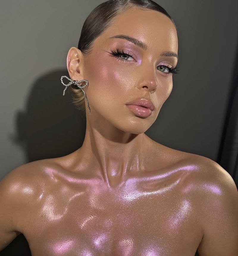 Glitter Body & Face Diamond Dry Oil